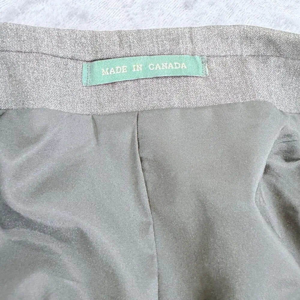Lauren Ralph Lauren Men's Blazer Jacket Gray Pure New Wool 46S Made in Canada